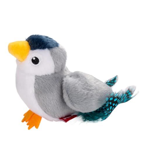 Xasbseulk Flying Bird Katzenspielzeug - 40g Flapping Bird Cat Toy | Lustiges Zwitschern Spielzeug | Langlebiges Samt Kreatives Spielzeug | Plüsch Zwitschern Spielzeug für Indoor Katzen Spaß von Xasbseulk