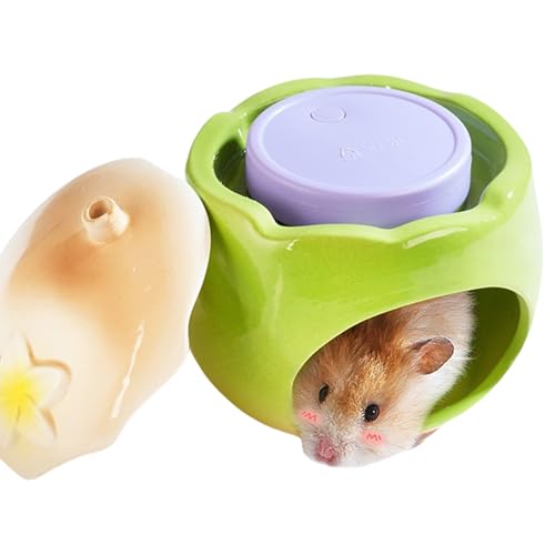 Xasbseulk Hamsterhaus aus Keramik, großes Hamsterhaus aus Keramik – Kühlheim für Hamster, Chinchilla und kleine Tiere Xasbseulk Hamsterhaus aus Keramik, großes Hamsterhaus aus Keramik – Kühlheim für Hamster, Chinchilla und kleine Tiere von Xasbseulk
