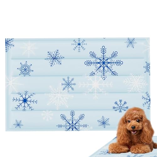 Xasbseulk Hunde Kühlkissen Outdoor, Katze Kühlmatte, Outdoor Kühlmatte für Hunde, Anti Fly Funktion Katzen Sommer Kühlmatte, Schlafen Hundeunterlage Wasserdicht, Sofa Eiskissen von Xasbseulk