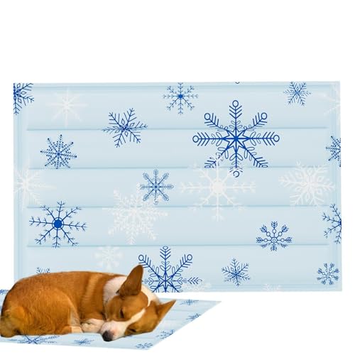 Xasbseulk Hunde Kühlkissen Outdoor, Katze Kühlmatte, Outdoor Kühlmatte für Hunde, Anti Fly Funktion Katzen Sommer Kühlmatte, Schlafen Hundeunterlage Wasserdicht, Sofa Eiskissen von Xasbseulk