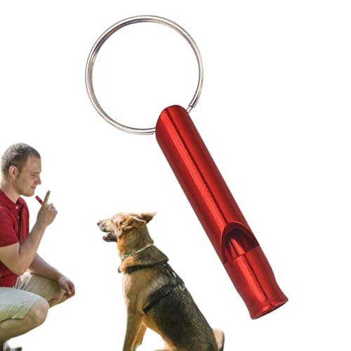 Xasbseulk Hundetrainingspfeife, verstellbare Hundepfeife, Anti-Bell-Ultraschallwerkzeug, tragbares Hundetraining, Verhaltenshilfe, Stopp-Bell-Kontrollwerkzeug mit Umhängeband von Xasbseulk