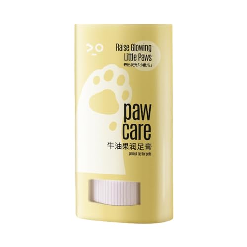 Xasbseulk Pet Paws Cream | Feuchtigkeitsspendende Pfotencreme für Haustiere | Natürlicher feuchtigkeitsspendender Pfotenbalsam Schutz | Katzenpfotenreiniger | Hundepfotenwachs für trockene Pfoten für von Xasbseulk