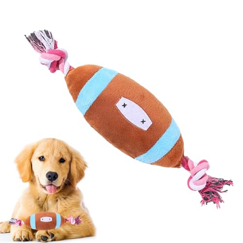 Xasbseulk Quietschendes Plüsch-Hundespielzeug, Klang-Plüsch-Spielzeug, Ballform, harmlos, sicher, gefülltes Hundespielzeug, Plüsch-Hundespielzeug für kleine Hunde, mittelgroße Hunde, zum Kauen von Xasbseulk