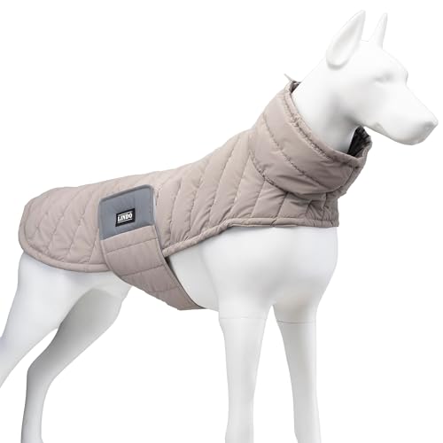 Xclusive Line by Lindodogs Hundemantel Air Puff Stone, Beige, 46 x 34 x 41 cm, Hundeweste aus Polyester, Winddicht und wasserabweisend von Xclusive Line