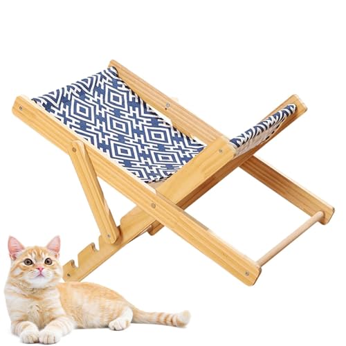 Katzen-Hochbett - Katzen-Sisal-Stuhl, Haustierstuhl-Lounge, Große Bodenstehende Katzenliege, Haustierbett Für Katzen Und Kleine Hunde, Tragfähigkeit 10 Kg von Xeihuul