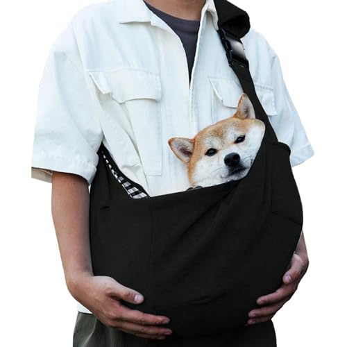 Kleine Hundetragetasche,Hundetragetasche,Nach vorne gerichtete, verstellbare, freihändige Hundetragetasche | Anti-Fall-Design anpassen. Riemen- und Reißverschlusstasche, Reise-Sicherheitsgeschirr, sic von Xeihuul