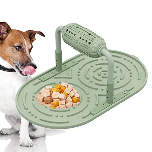Xiaolan Hunde-Puzzle-Feeder | Tragbares interaktives IQ-Trainingsspielzeug für große und kleine Hunde | Hundetrainingsmatten für Lebensmittel Erdnussbutter von Xiaolan