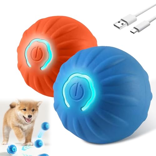 Xihongshi Shaky Ball Spielzeug für Hunde, schüttelnder Hundeball, vibrierender Hundeball, vibrierender Ball für Hunde, interaktiver Hundeball, automatisch beweglicher Hundespielzeugball für Hunde von Xihongshi