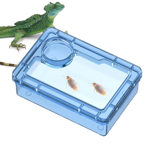 Xiixuuj Futternapf für Reptilien, Bartdrachen, Wassernapf für Reptilien, Amphibien, Lebensraum für Leopardenkäfig, Tank, Terrarium, Gehege, Gecko Xiixuuj Futternapf für Reptilien, Bartdrachen, Wassernapf für Reptilien, Amphibien, Lebensraum für Leopardenkäfig, Tank, Terrarium, Gehege, Gecko von Xiixuuj