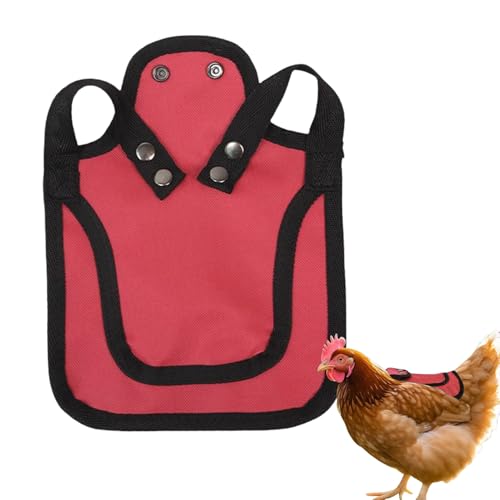 Xiixuuj Hühner-Sattel für Hühner, Geflügelweste, Jacke, Kleidung, Zubehör, Hühner-Schutz mit verstellbaren Riemen für Haustiere Xiixuuj Hühner-Sattel für Hühner, Geflügelweste, Jacke, Kleidung, Zubehör, Hühner-Schutz mit verstellbaren Riemen für Haustiere von Xiixuuj
