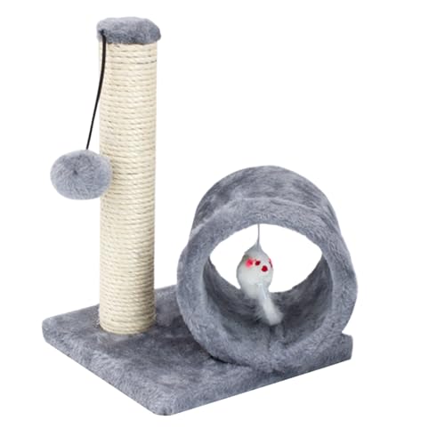 Xiixuuj Katzenkratzbaum, Kätzchen, Kletter-Kratzsäule | Katzenkratzbaum mit gefedertem Spielzeug für Stressentspannung, Klettern, Graben Xiixuuj Katzenkratzbaum, Kätzchen, Kletter-Kratzsäule | Katzenkratzbaum mit gefedertem Spielzeug für Stressentspannung, Klettern, Graben von Xiixuuj
