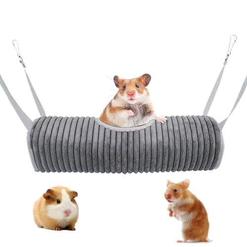 Xijobido Hamster-Hängemattenbett, Käfig-Hängemattenbetten für Frettchen,Verdicktes Kleintier-Hängemattenhaus - Kleines Haustierhöhlenbett mit Haken und Seilen für Frettchen, Hamster, Eichhörnchen, von Xijobido