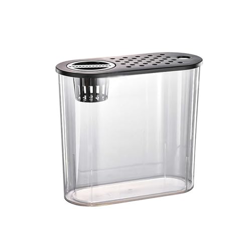 Aquarien Acryl Kleine Fisch Tank Transparent Haushalt Desktop Kleine Aquarium mit Deckel Desktop-Aquarium von Xilin-872