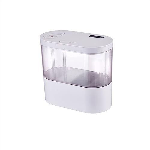 Aquarien Aquarium, wasserlos, integrierte Tischplatte, tropische Fische, Aquarium, tropische Fische, dekorative mikroökologische kleine Zyklus-Aquarium-Tischplatte Desktop-Aquarium(White Bare Cylinder von Xilin-872