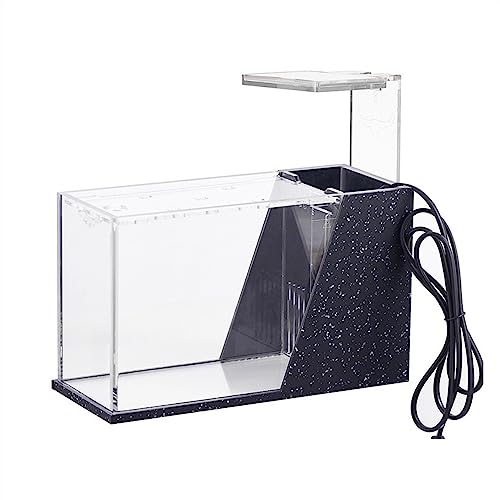 Aquarien Aquarium-Tisch-Acryl-klarer quadratischer Tank for Aquarien, ökologisches kleines Büro-Heim-Aquarium-Tank mit Pumpe Desktop-Aquarium(7) von Xilin-872