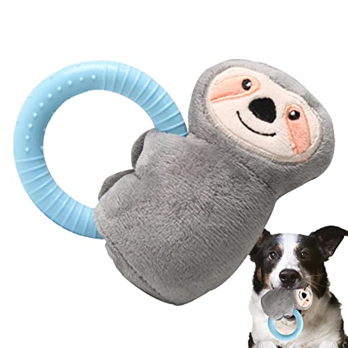 Ximan Plüschtier | Quietschendes Hundespielzeug mit Griffen | Tough Squeak Toys Playing Small Medium Large Pet Puppy Toys zum Zahnen kleiner Hunde von Ximan