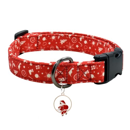 Hundehalsband mit Blumenmuster und Zubehör, weiche Baumwolle, für kleine, mittelgroße und große Hündinnen und Rüden von Ximipet