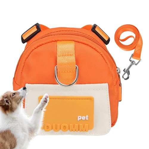 Hunde-Satteltaschenrucksack, Hundegeschirr für Hundetasche | Hundesattelrucksack, selbsttragende Leckerli-Tasche - Leckerlibeutel mit großer Kapazität für Hunde, s von Xinhuju