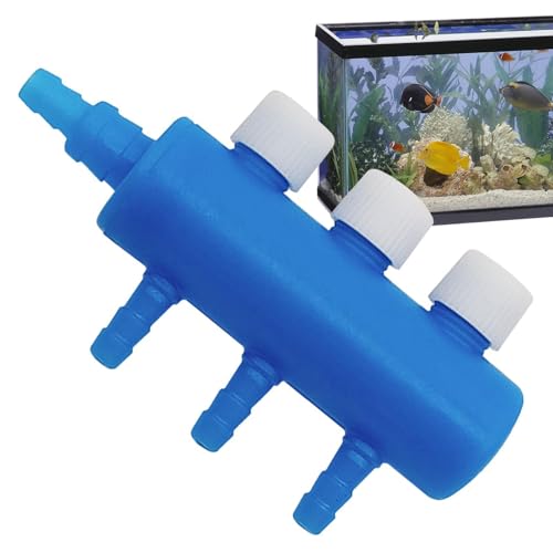 Luftregelventil für Aquarien, Luftregelventil für Aquarien, Sauerstoff-Luftpumpe, Verteiler, Luftpumpenzubehör von Xinhuju