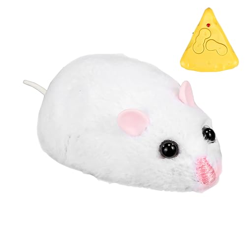 Xinhuju Ferngesteuertes Mäuse Katze Interaktives Spielzeug | Indoor Kätzchen Fernbedienung Mäuse Spielzeug - Realistische Simulation Tier, Haustier Jagd Begleiter für Wohnzimmer, Balkon, Hof Xinhuju Ferngesteuertes Mäuse Katze Interaktives Spielzeug | Indoor Kätzchen Fernbedienung Mäuse Spielzeug - Realistische Simulation Tier, Haustier Jagd Begleiter für Wohnzimmer, Balkon, Hof von Xinhuju