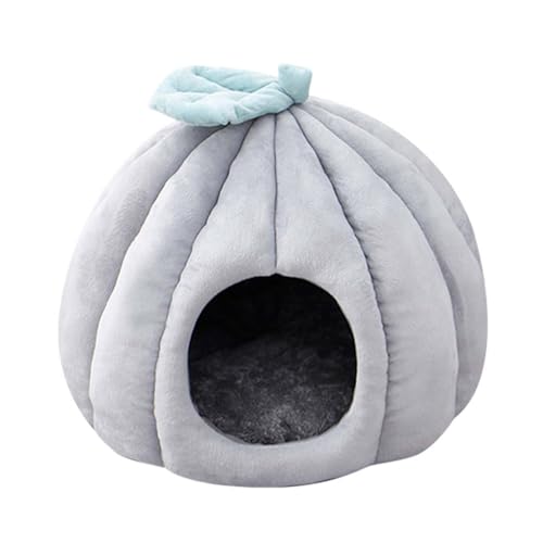 Xinhuju Pet Bed Collection - Kleine Hundehütte, Kürbisbett Katzenhaus | Abnehmbares und waschbares Kürbisbett Katzenhaus, weicher halbgeschlossener Schlafsack in Kürbisform, Kätzchenhaus und von Xinhuju