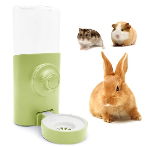 Xinlie 600ml Hängend Haustier Wasserspender Automatischer Wasserspender Kaninchen Nagertränke Hamster Trinkflasche Kaninchentrinker Futterautomat für Meerschweinchen/Chinchilla/Hamster Nagertränke von Xinlie