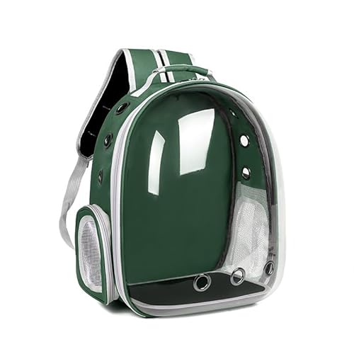 Xinyilau Abenteuerliche Ausflüge Werden mit diesem geräumigen und atmungsaktiven Haustier-Rucksack for Kinderspiel. Perfekt for kleine bis mittelgroße Haustiere.(Green) von Xinyilau