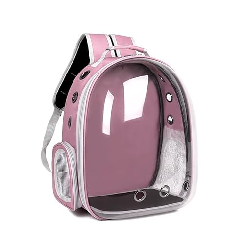 Xinyilau Abenteuerliche Ausflüge Werden mit diesem geräumigen und atmungsaktiven Haustier-Rucksack for Kinderspiel. Perfekt for kleine bis mittelgroße Haustiere.(Pink) von Xinyilau