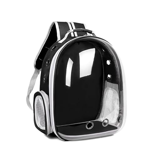 Xinyilau Orbital Pet Carrier – Stilvoller Rucksack in Raumkapselform for mittelgroße Katzen, müheloses Reisen(Black) von Xinyilau