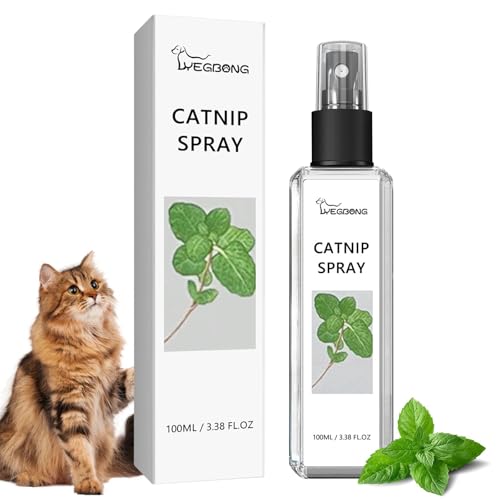 Xionghonglong Katzenminze Spray,Katzenminze-Spray für Katzen,Catnip Spray,Kratz Spray Katzen,katzenspray,Katzentrainingsspray mit Katzenminze,Katzenfreude-Spray,Katzenkratzspray von Xionghonglong