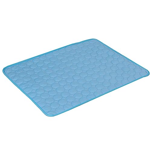 Katze Und Hund Bett Haustier Decke Weich Verdickt Fleece Pad Bett Matte Welpe Hund Katze Sofa Kissen Rug Sommer Kühlung Schlafen Abdeckung Haustier Decke Für Möbel Bett (2XL(150X100 CM),Blue) von Xisnuient