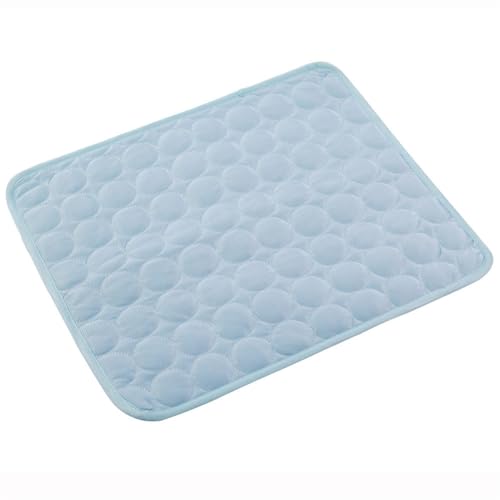 Katze Und Hund Bett Haustier Decke Weich Verdickt Fleece Pad Bett Matte Welpe Hund Katze Sofa Kissen Rug Sommer Kühlung Schlafen Abdeckung Haustier Decke Für Möbel Bett (2XL(150X100 CM),Light Blue) von Xisnuient