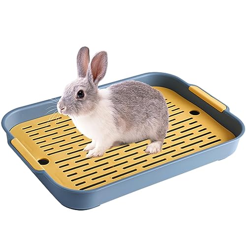 Kleintier Haustier Toilette Rechteck Toilette Töpfchen Trainer Haustier Toilette Topf Trainer Hamster Chinchilla Meerschweinchen Kaninchen Frettchen Haustier pinkeln Ecke Mülltablett Training von Xistuoz