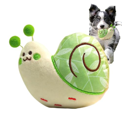 Xistuoz Plüsch-Hundespielzeug – Interaktives Hunde-Puzzle-Spielzeug, Haustier-Spielwerkzeug, Schneckenform für Zahnreinigung, Welpen-Kauzubehör Xistuoz Plüsch-Hundespielzeug – Interaktives Hunde-Puzzle-Spielzeug, Haustier-Spielwerkzeug, Schneckenform für Zahnreinigung, Welpen-Kauzubehör von Xistuoz
