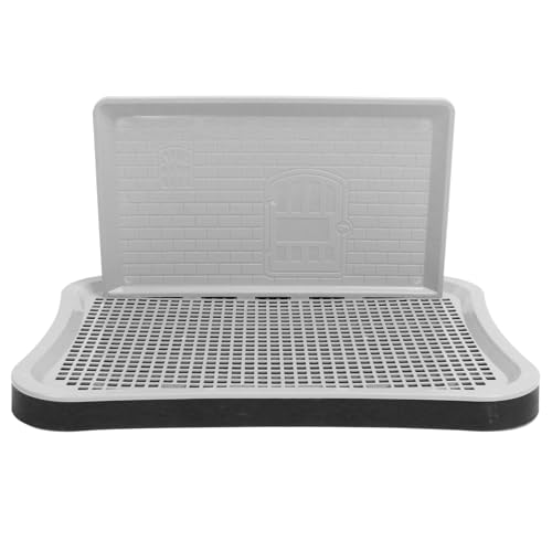 Hundetoiletten-Tablett, Abnehmbare Mesh Training Toilette Töpfchen Tray mit Wand Spalte, Pet Indoor Hundetraining Toilette für große kleine mittlere Haustiere, von Xiuganpo