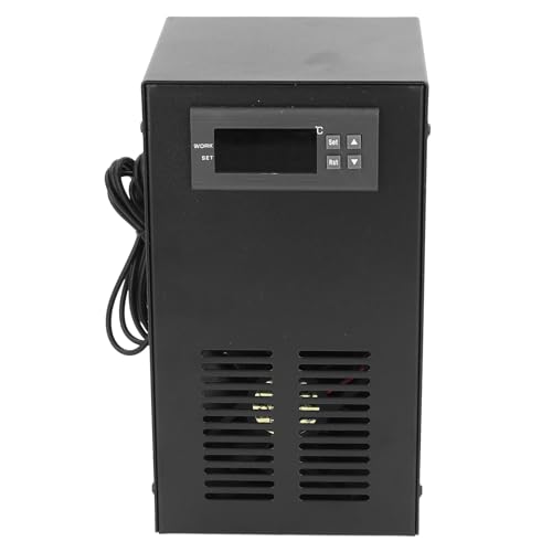 Xiuganpo 35L Aquariumkühler, 120W Schnellkühlwasserkühler, Geräuscharmer Aquariumkühler mit Verbesserter Wärmeableitung, Aquariumwasserkühler für Hydrokultursystem, Aquarium 100-240V von Xiuganpo