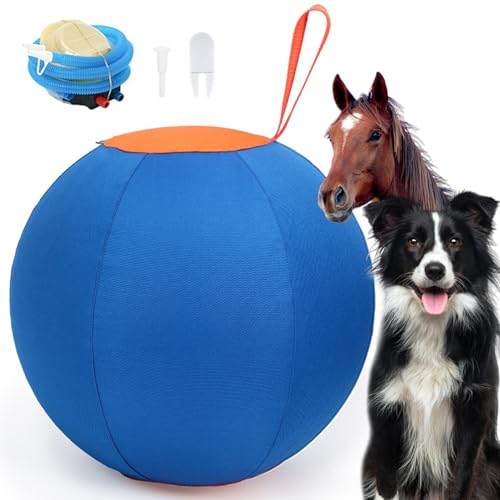 Xoeryoy Herding Ball für Hunde, 21, 65 Zoll aufblasbarer großer Hischball für mittlere und große Rassen, kompatibel mit Hirten, Viehhunden, Pferdspiel Xoeryoy Herding Ball für Hunde, 21, 65 Zoll aufblasbarer großer Hischball für mittlere und große Rassen, kompatibel mit Hirten, Viehhunden, Pferdspiel von Xoeryoy