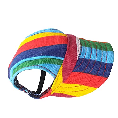 Xoeryoy Hunde Baseballkappen Sommer Outdoor Haustier Visor Hut Welpe Reise Sport Sonne Hut Bunt S von Xoeryoy