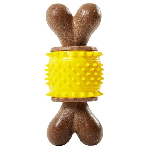 Xoeryoy Hundekauspielzeug 6 knochenförmiges Naturholz, PP & Gummi-Hund unzerstörbares Spielzeug für Aggressive Kauen und Zahnpflege Xoeryoy Hundekauspielzeug 6 knochenförmiges Naturholz, PP & Gummi-Hund unzerstörbares Spielzeug für Aggressive Kauen und Zahnpflege von Xoeryoy