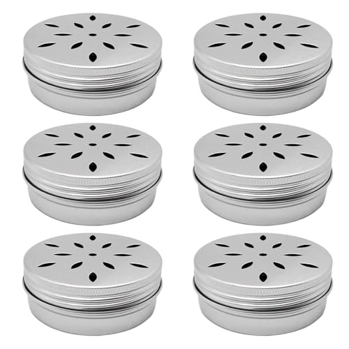 Xoeryoy Hundetrainingsausrüstung, 6pcs 60g Zinnbehälter mit hohlen Deckeln, 2, 7 x 1 Zoll Leere Aluminiumdosen für das Training von Hundenasen Xoeryoy Hundetrainingsausrüstung, 6pcs 60g Zinnbehälter mit hohlen Deckeln, 2, 7 x 1 Zoll Leere Aluminiumdosen für das Training von Hundenasen von Xoeryoy