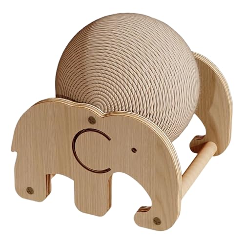 Xoeryoy Katze Kratzkugel mit stabilem Ständer süßer Elefant natürlicher Sisal Cat Croboker Ball Kratzfeste interaktive Spielzeuge fü Xoeryoy Katze Kratzkugel mit stabilem Ständer süßer Elefant natürlicher Sisal Cat Croboker Ball Kratzfeste interaktive Spielzeuge fü von Xoeryoy