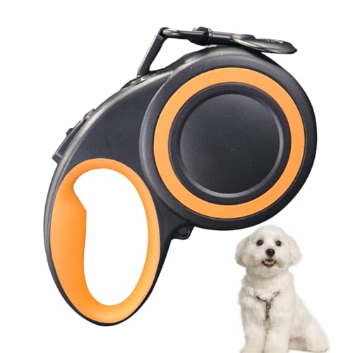 Xtauaguh Robuste einziehbare Hundekette, tragbare einziehbare Hundekette | Haustier-Walking-Hundekette,Praktische 5 m lange 360-Grad-Verwicklungsfreie, rutschfeste Griffkette aus starkem Nylonband mit von Xtauaguh