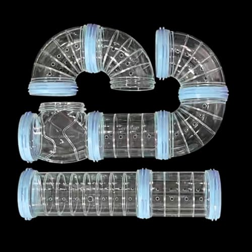 Durchsichtiger Tunnel Tube Track Clear Do It Yourself Spielzeug für Kleintiere Hamster Kaninchen Training Käfig Tunnel Kleintiere Durchsichtiger Tunnel Tube Track Clear Do It Yourself Spielzeug für Kleintiere Hamster Kaninchen Training Käfig Tunnel Kleintiere von XuQiZZpp