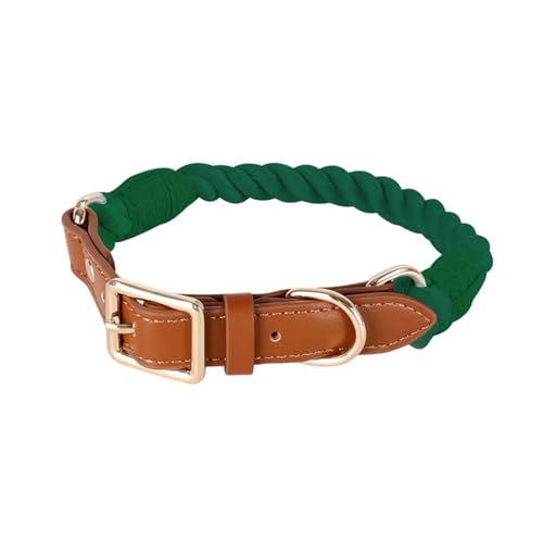 XuQiZZpp Bequemes Hundehalsband aus Baumwolle für kleine Hunde, stabiles gewebtes Design für tägliche Spaziergänge und Training XuQiZZpp Bequemes Hundehalsband aus Baumwolle für kleine Hunde, stabiles gewebtes Design für tägliche Spaziergänge und Training von XuQiZZpp