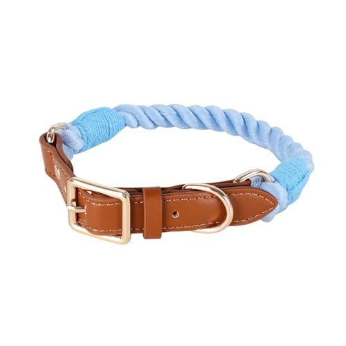 XuQiZZpp Bequemes Hundehalsband aus Baumwolle für kleine Hunde, stabiles gewebtes Design für tägliche Spaziergänge und Training XuQiZZpp Bequemes Hundehalsband aus Baumwolle für kleine Hunde, stabiles gewebtes Design für tägliche Spaziergänge und Training von XuQiZZpp
