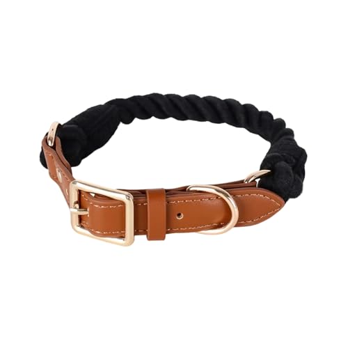 XuQiZZpp Bequemes Hundehalsband aus Baumwolle für kleine Hunde, stabiles gewebtes Design für tägliche Spaziergänge und Training XuQiZZpp Bequemes Hundehalsband aus Baumwolle für kleine Hunde, stabiles gewebtes Design für tägliche Spaziergänge und Training von XuQiZZpp