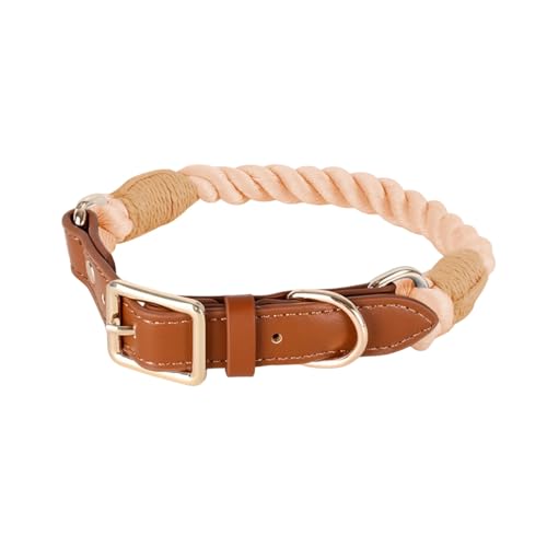 XuQiZZpp Bequemes Hundehalsband aus Baumwolle für kleine Hunde, stabiles gewebtes Design für tägliche Spaziergänge und Training XuQiZZpp Bequemes Hundehalsband aus Baumwolle für kleine Hunde, stabiles gewebtes Design für tägliche Spaziergänge und Training von XuQiZZpp