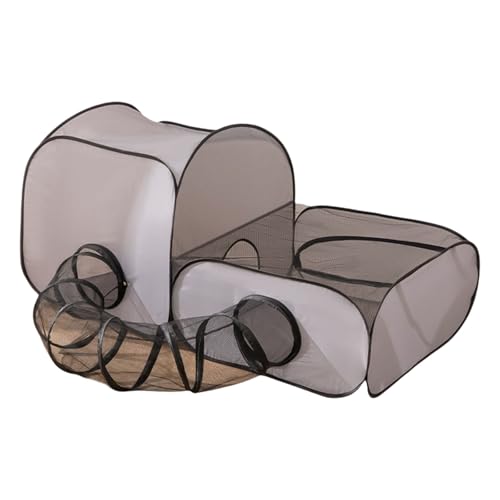 XuQiZZpp Faltbares multifunktionales Katzenzelt mit erweiterbarem Spieltunnel, umwandelbar zu tragbaren Haustier-Tragetaschen, für Outdoor-Reisen XuQiZZpp Faltbares multifunktionales Katzenzelt mit erweiterbarem Spieltunnel, umwandelbar zu tragbaren Haustier-Tragetaschen, für Outdoor-Reisen von XuQiZZpp