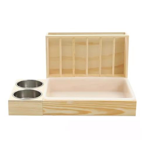 XuQiZZpp Holz Kleintier-Lebensraum Beobachtungskäfig Mehrzweck-Nagetier-Futterstation für Käfig und Voliere XuQiZZpp Holz Kleintier-Lebensraum Beobachtungskäfig Mehrzweck-Nagetier-Futterstation für Käfig und Voliere von XuQiZZpp
