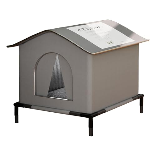 XuQiZZpp Warmth Katzenhaus Wasserdicht und Kältenest für Katzen, ideal für den Außenbereich, Garten, Hof, Terrassen, Unterschlupf von XuQiZZpp